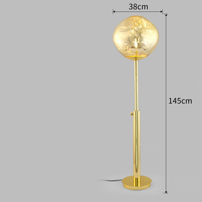 Lámpara de pie de lujo moderna y minimalista para sala de estar