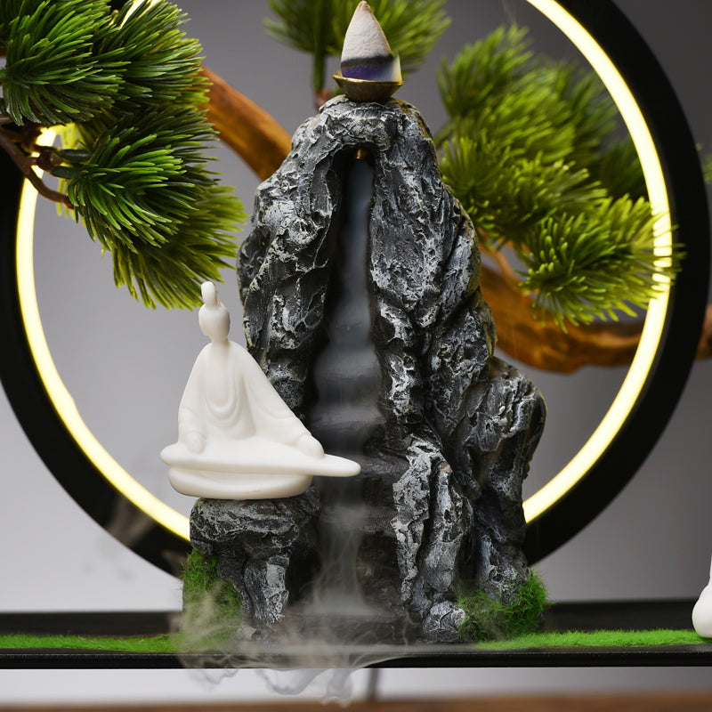 Backflow Incense Burner High Mountains And Flowing Water Household Sink Incense