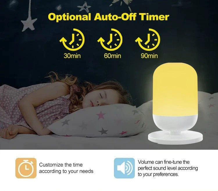 Usb White Noise Music Small Night Lamp Smart Sleeping Aid Instrument