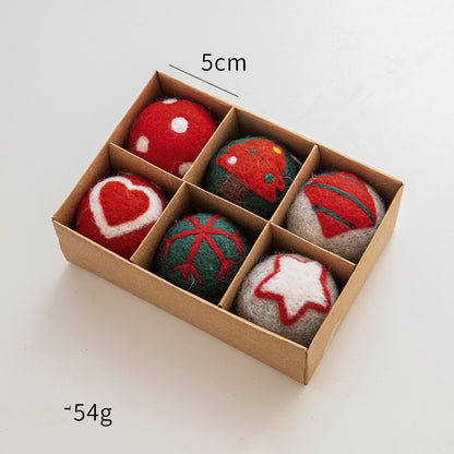 Material Diy Pendant Christmas Decorations Wool Felt