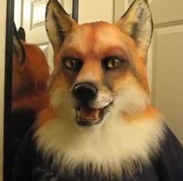 Máscara de fiesta de disfraces de hombre lobo, simulación de Halloween, tocado giratorio, disfraz de lobo, máscaras faciales para cosplay