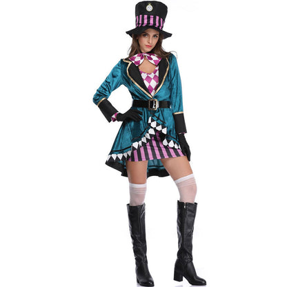 Costume de magicien avec chapeau d'Halloween