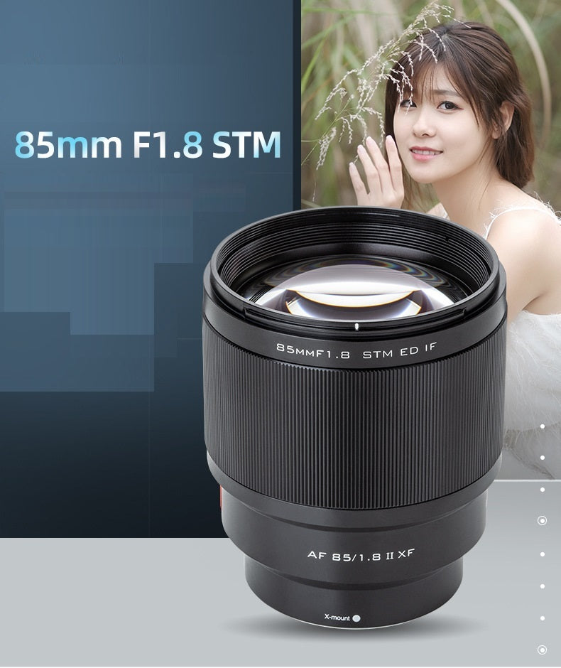 Second Generation Automatic Focusing 85mm F1.8II STM Lens