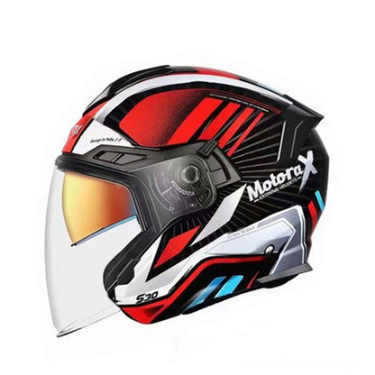 Casque de moto personnalisé à double lentille