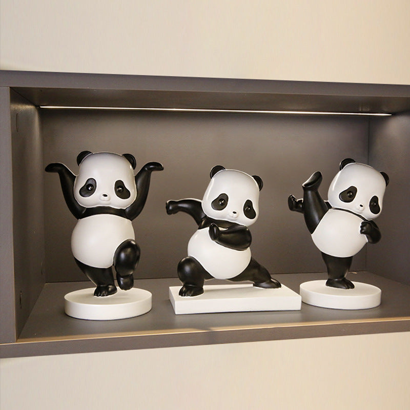 Decoración De Panda Adorno Para El Hogar Sala De Estar