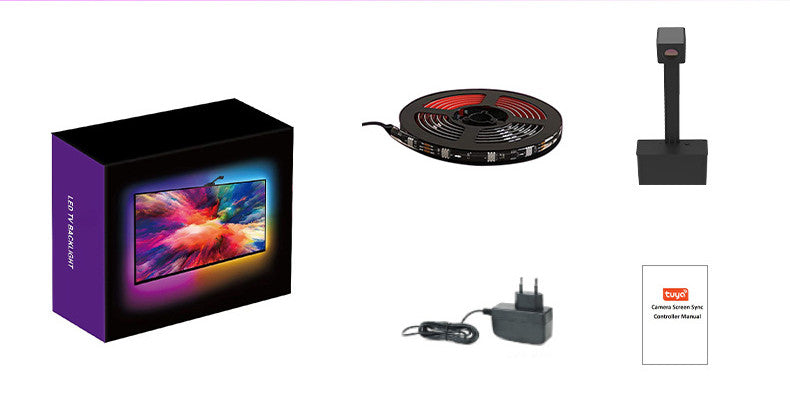 Kit de sélecteur de couleurs pour écran TV Graffiti IPC, bande lumineuse LED polychrome RVB