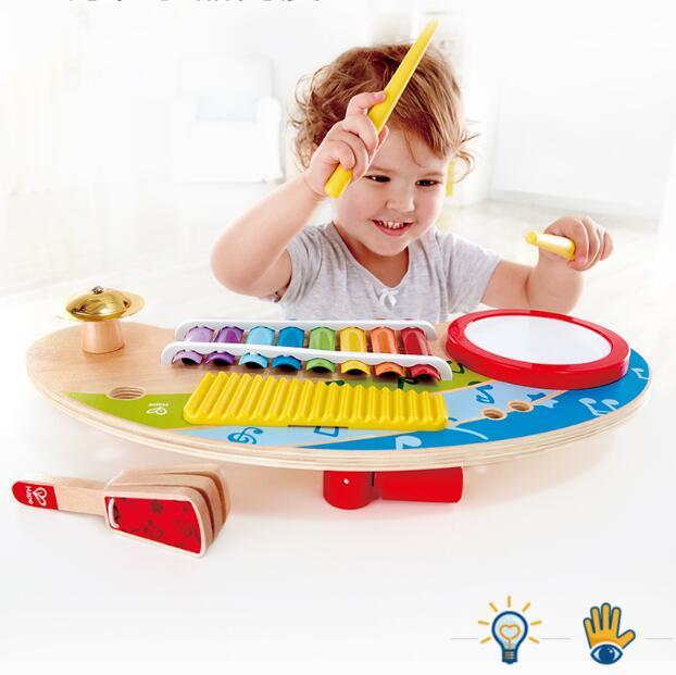 Five-in-one Dynamic Band Knocking On The Piano Table Children's Educational Music Toys