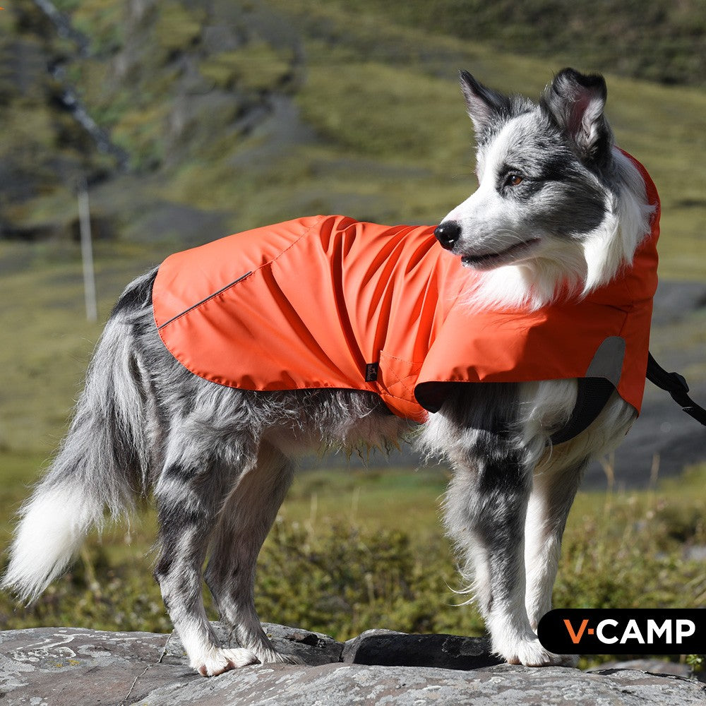 Chaqueta impermeable para mascotas impermeable a prueba de viento para perros