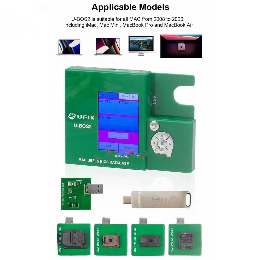 Ufix U-BOS2 pour supprimer le verrouillage du micrologiciel de verrouillage EFI, verrouillage par Code PIN