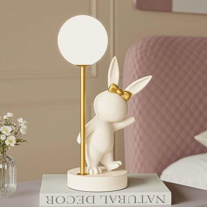 Milk Candy Rabbit Wedding Lamp Bedroom Bedside