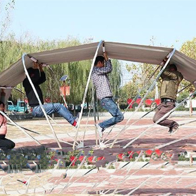 Toldo de estacionamiento retráctil semiautomático para el hogar