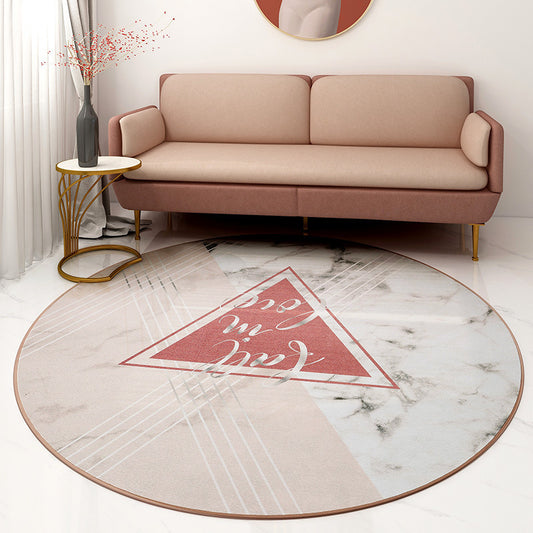 Tapis minimaliste moderne de salle de table basse