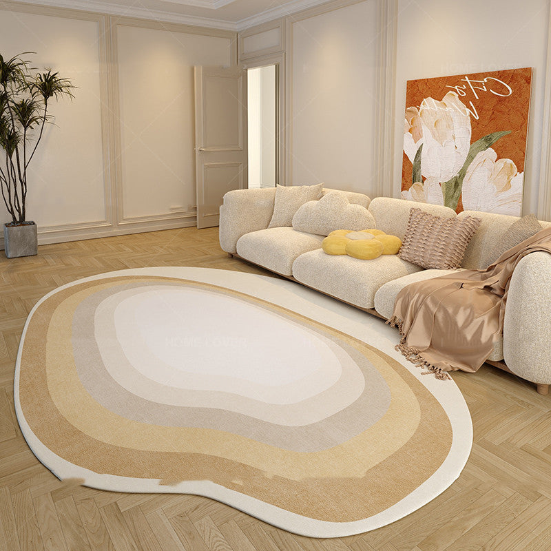 Household Irregular Shaped Simple Sofa Coffee Table Floor Mats