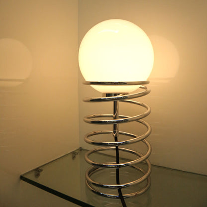 Metal Spring Decorative Bedside Table Lamp