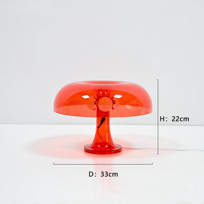 Lampe de table d’éclairage décoratif de champignon minimaliste moderne