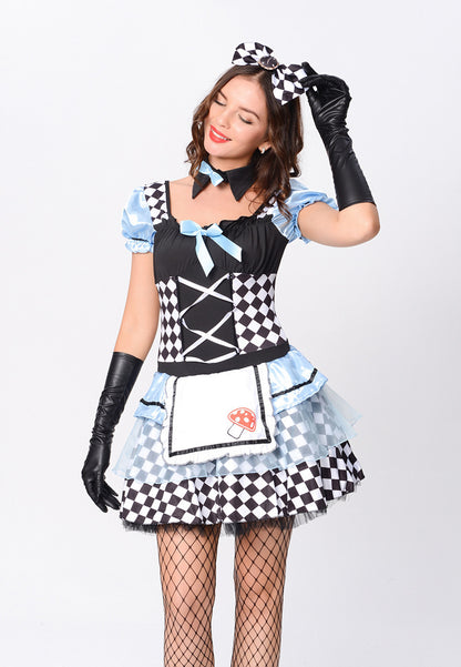 Uniforme d'Alisha fantaisie d'Halloween