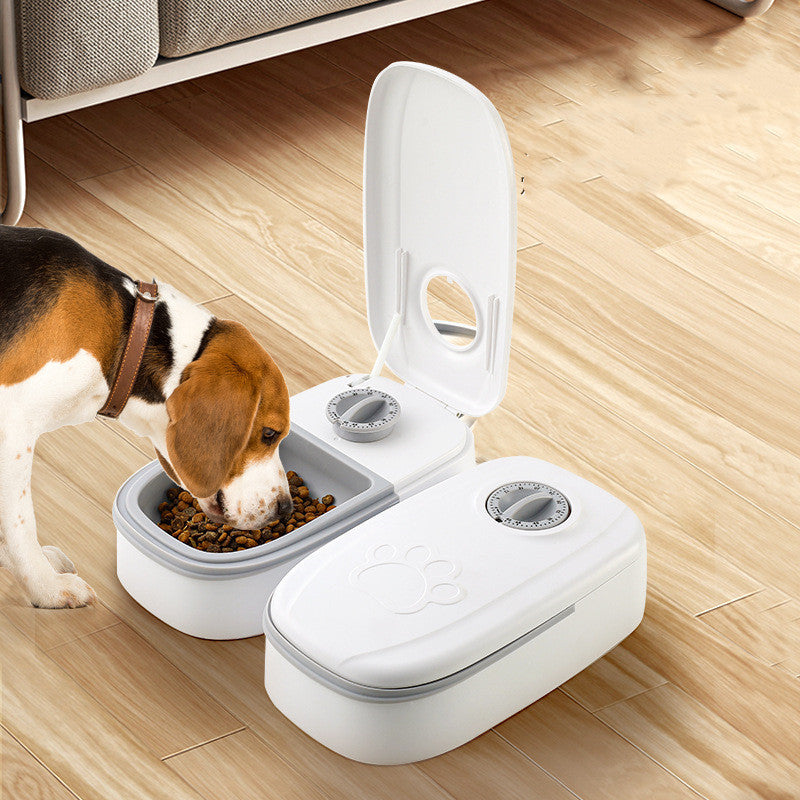 Alimentador automático para mascotas, dispensador de comida inteligente para gatos y perros, temporizador, cuenco de acero inoxidable, Alimentación automática para perros y gatos, suministros para mascotas